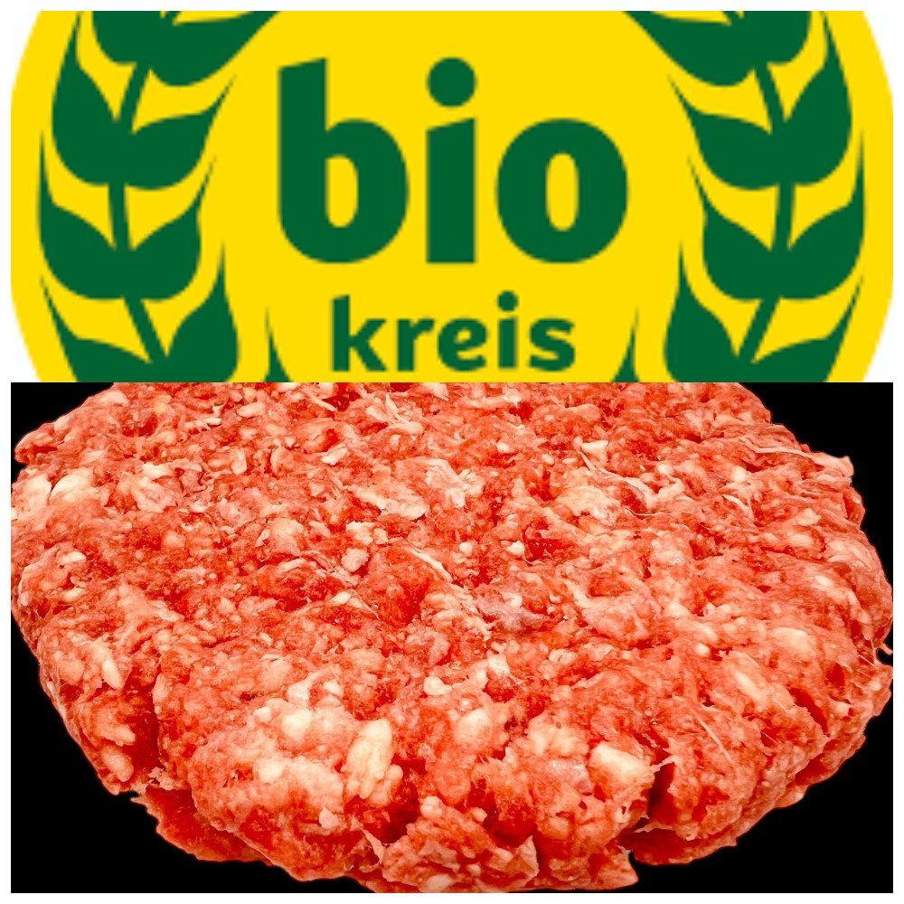Gute Alte Bio Kuh Burger 12x130 Gramm Biokreis Burger Patty